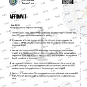 Home affidavit 2